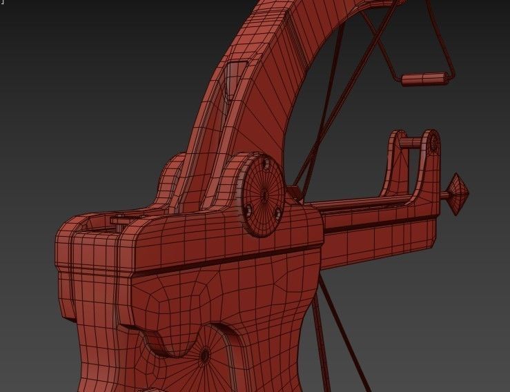 Little Joe crossbow  WW2 Low-poly 3D model_15