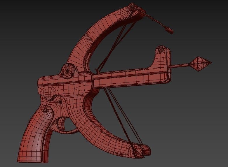 Little Joe crossbow  WW2 Low-poly 3D model_17