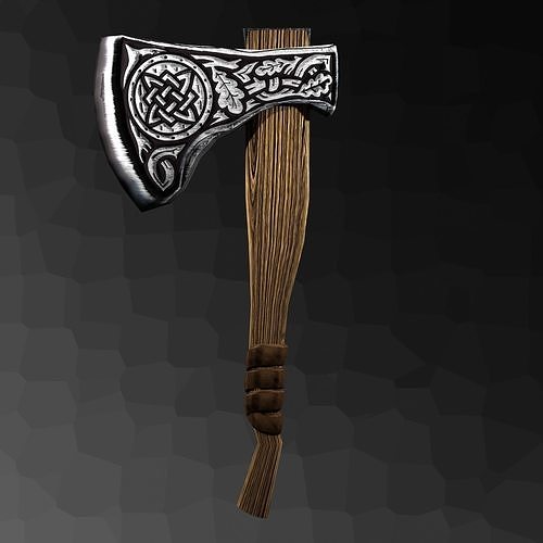 Axe weapon Low-poly 3D model