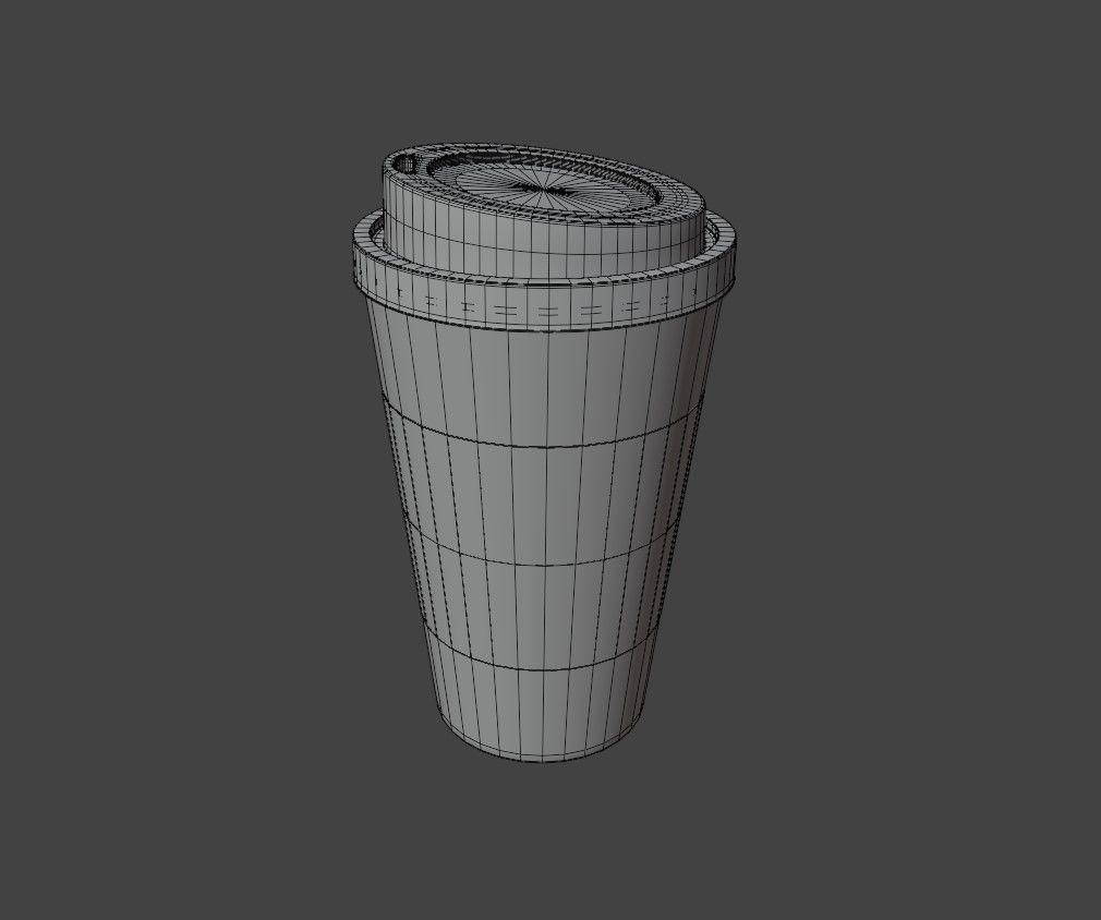 Take Away Coffee 3D model_6