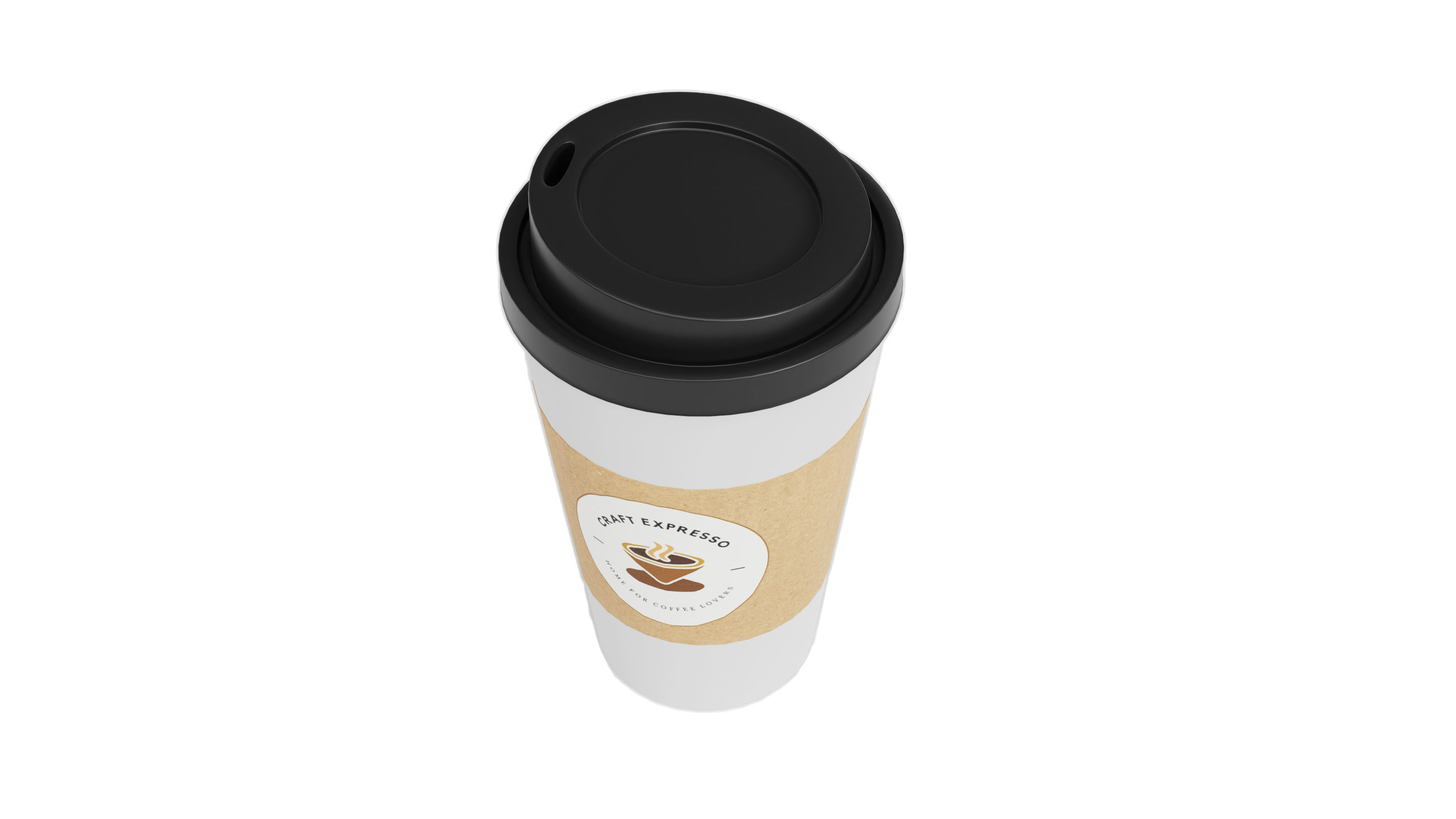 Take Away Coffee 3D model_3