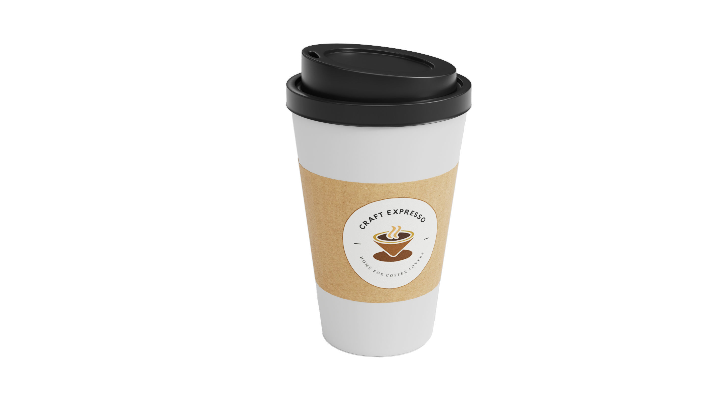 Take Away Coffee 3D model_2