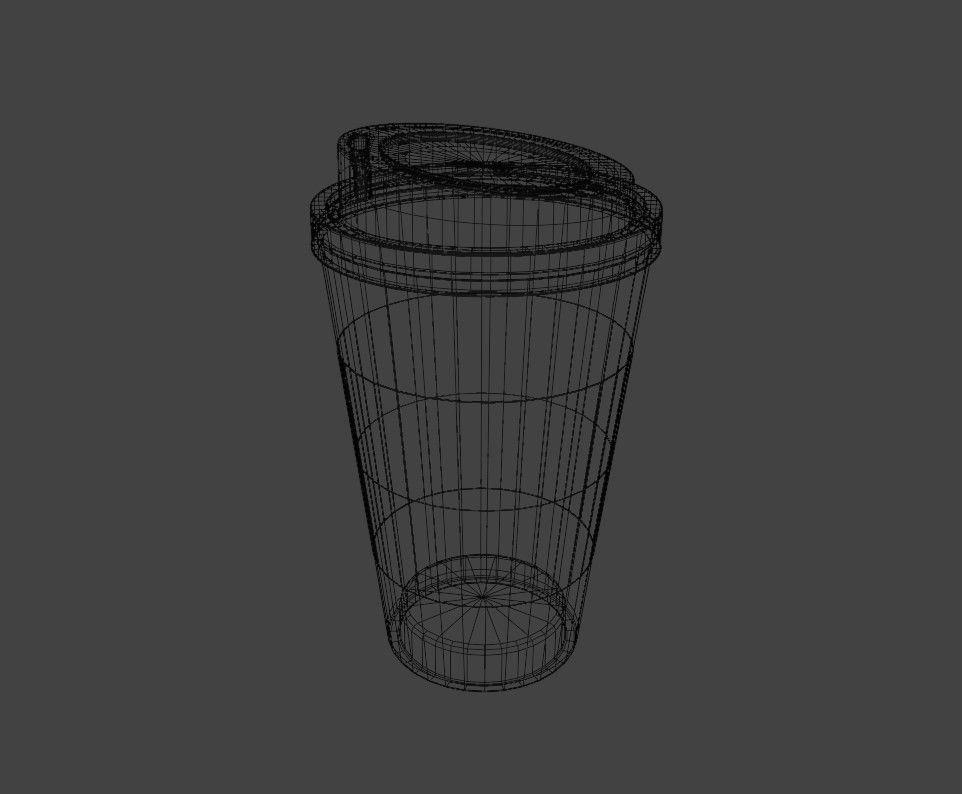 Take Away Coffee 3D model_7