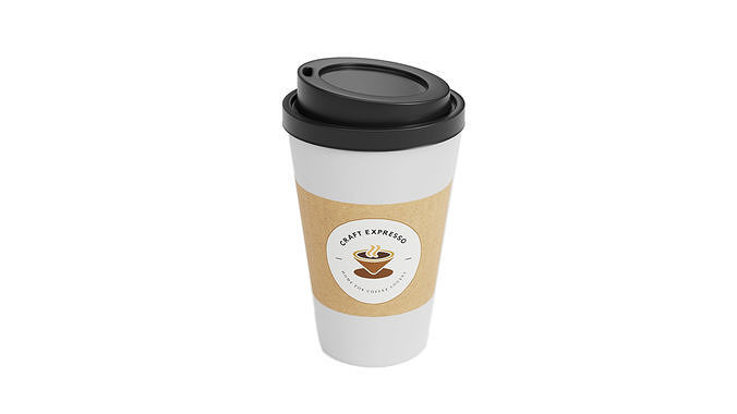 Take Away Coffee 3D model