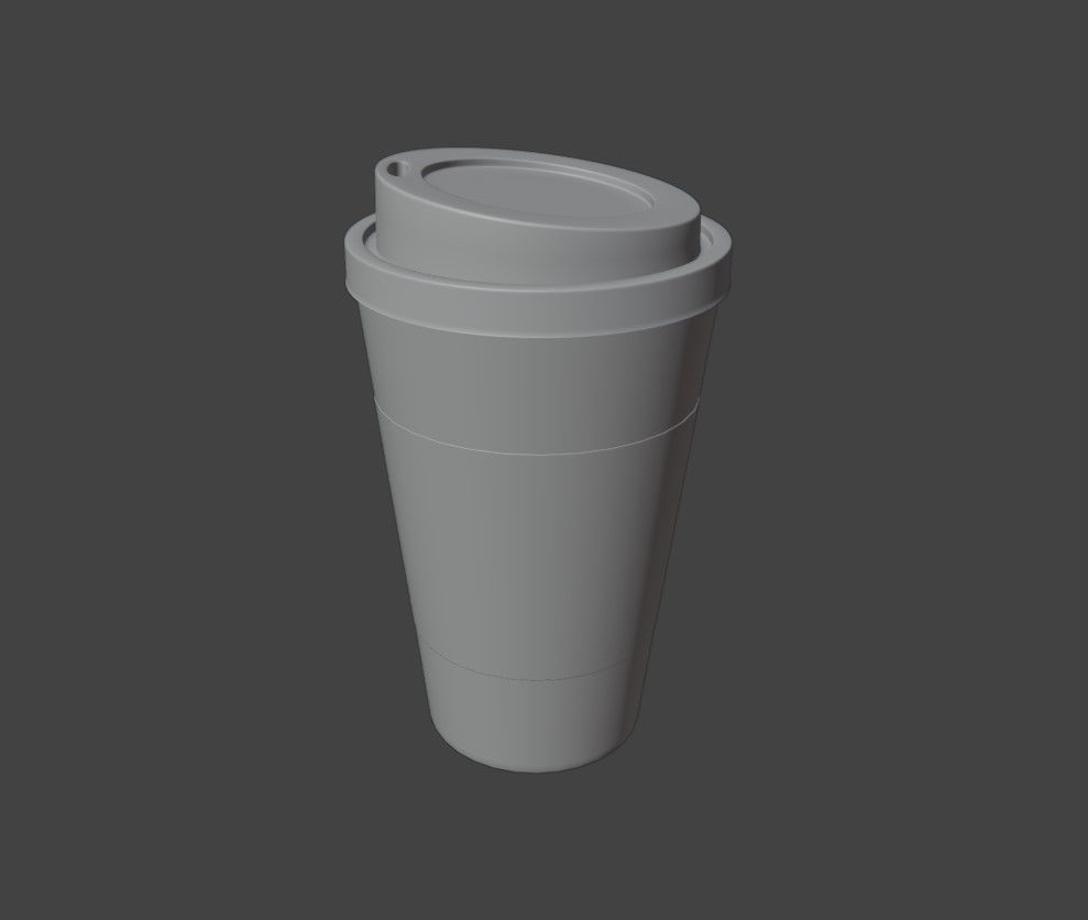 Take Away Coffee 3D model_5