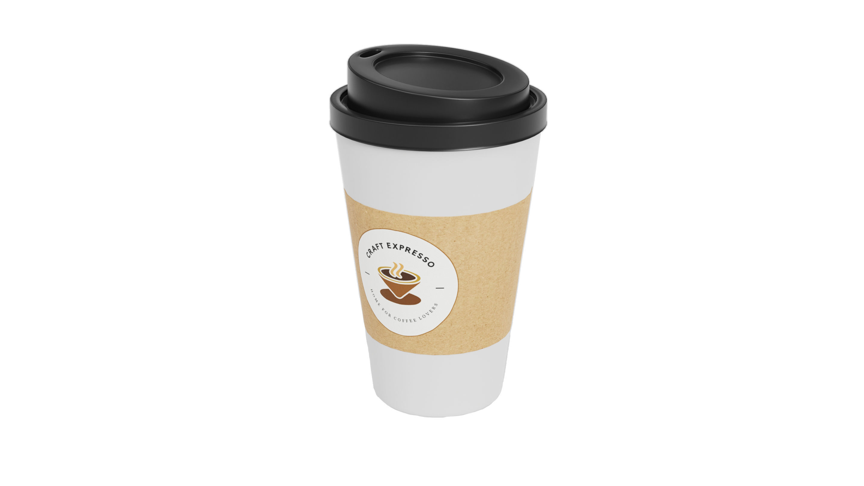 Take Away Coffee 3D model_1