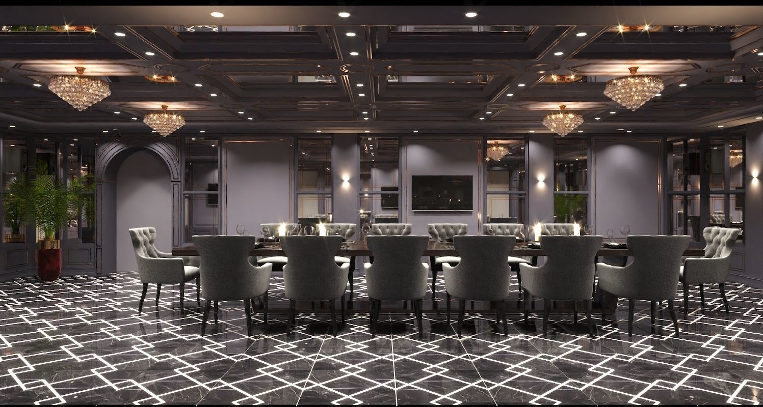 Lounge bar Vip  3D model_4