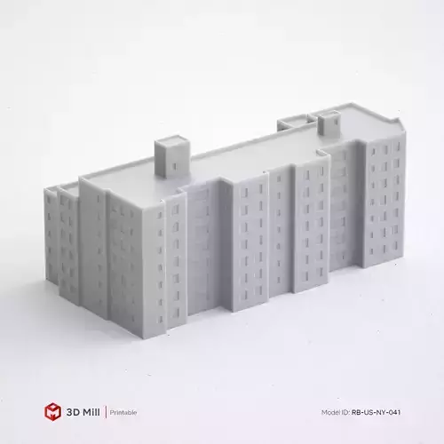 3D Print miniature building RB-US-NY-041