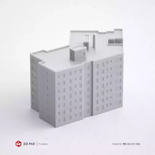 3D Print miniature building RB-US-NY-042