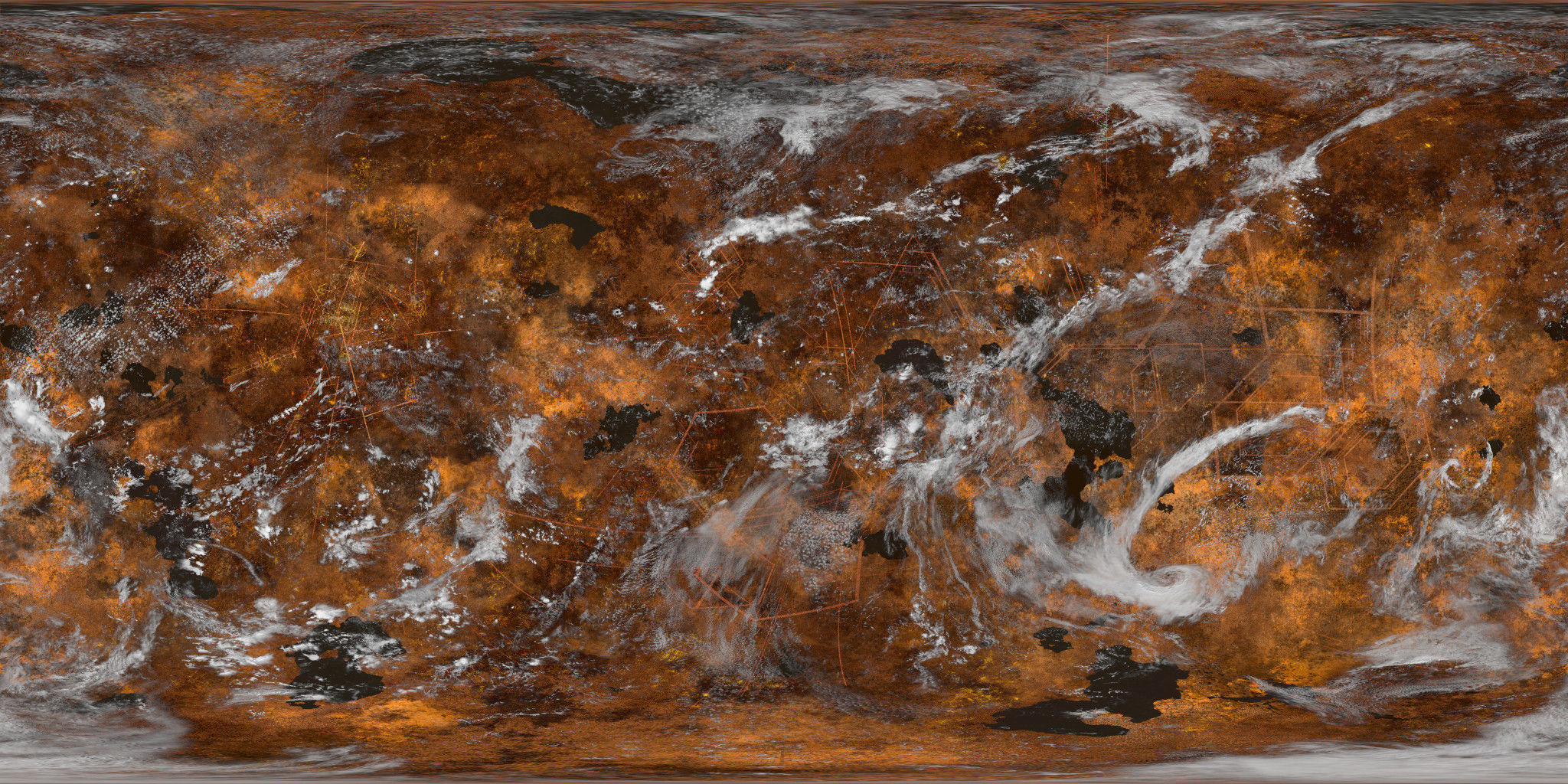 Nar Shaddaa - 16k Star Wars Planet Texture 3D model_2