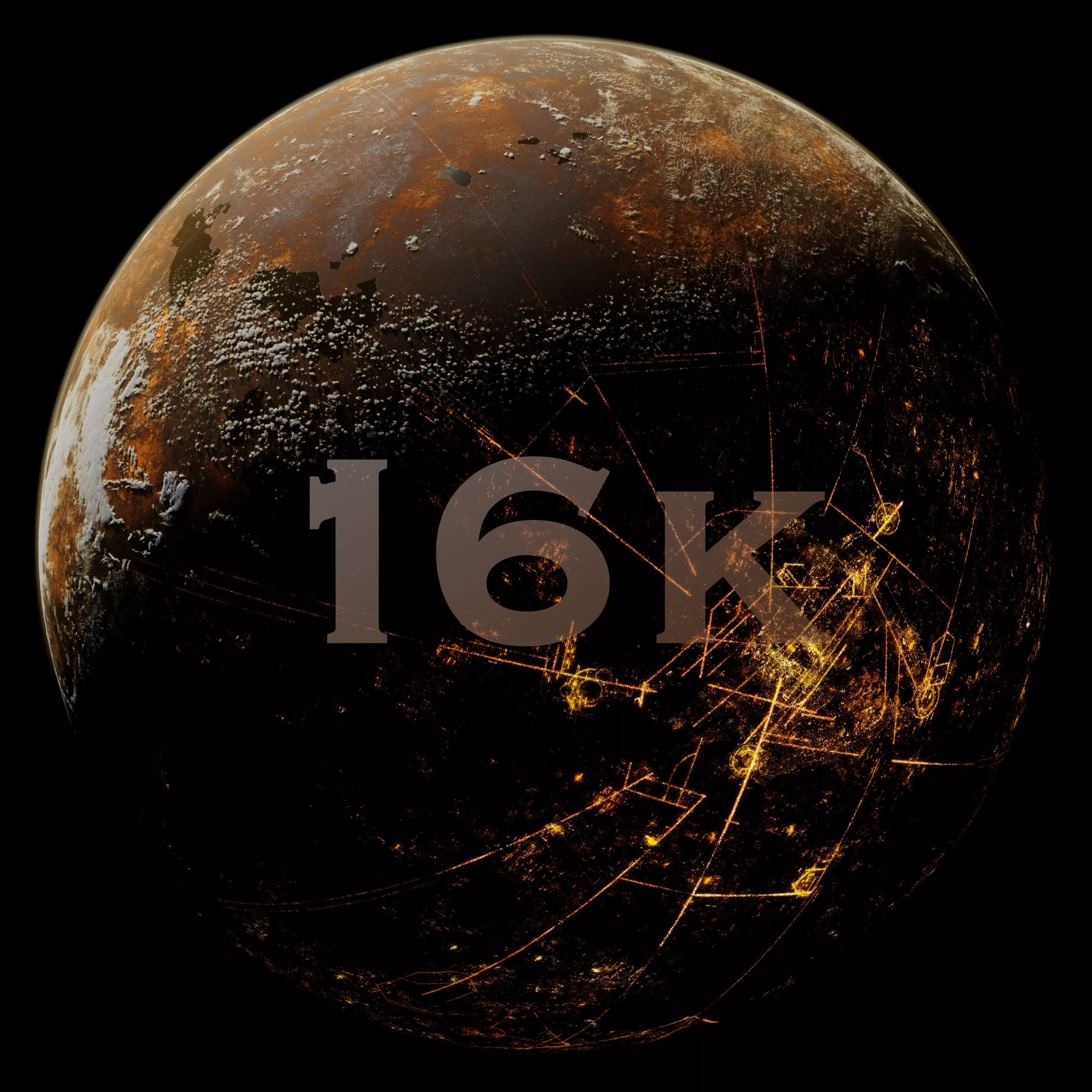 Nar Shaddaa - 16k Star Wars Planet Texture 3D model_0