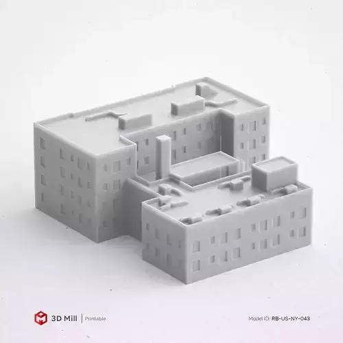3D Print miniature building RB-US-NY-043