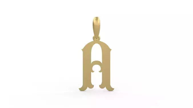 Initial Letters Pendant Circusia A