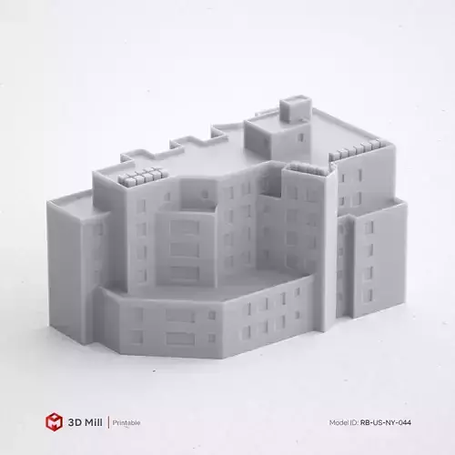 3D Print miniature building RB-US-NY-044