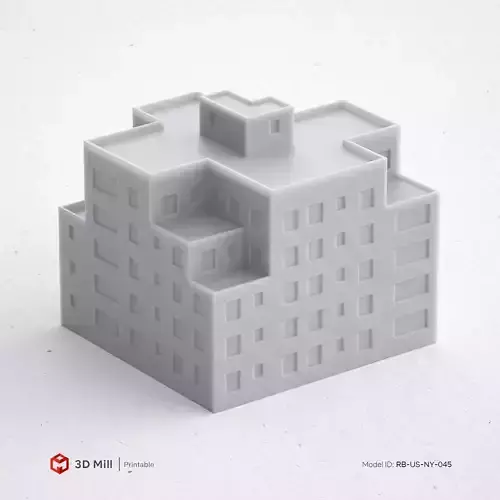 3D Print miniature building RB-US-NY-045