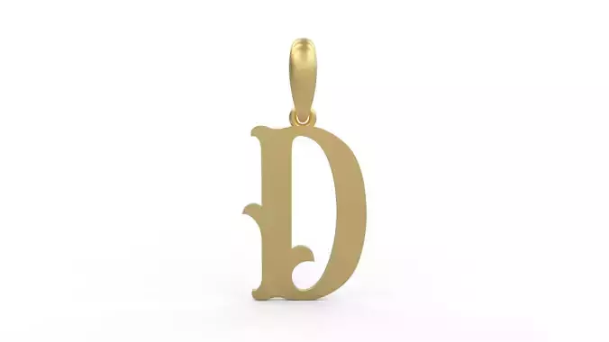 Initial Letters Pendant Circusia D