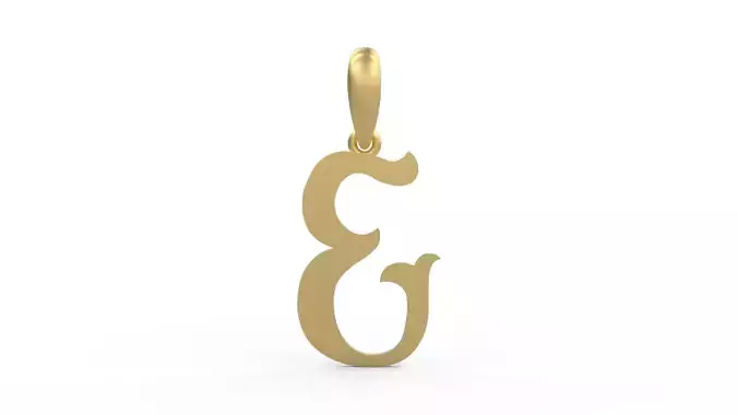 Initial Letters Pendant Circusia E