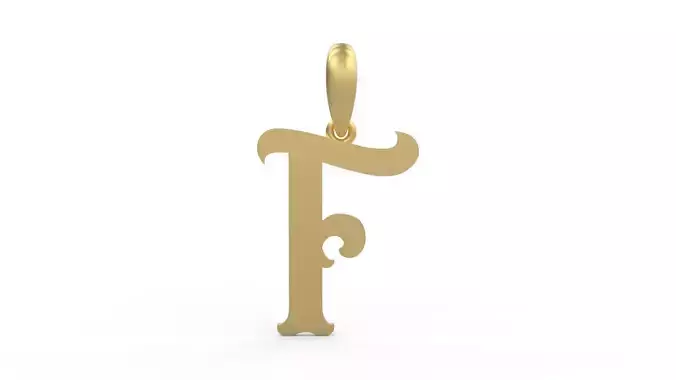 Initial Letters Pendant Circusia F