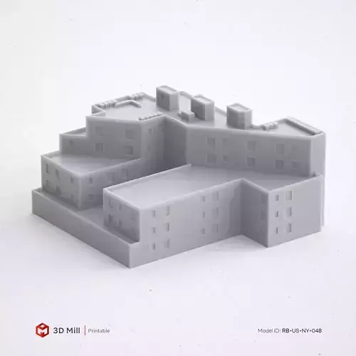 3D Print miniature building RB-US-NY-048