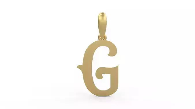 Initial Letters Pendant Circusia G