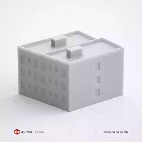 3D Print miniature building RB-US-NY-050
