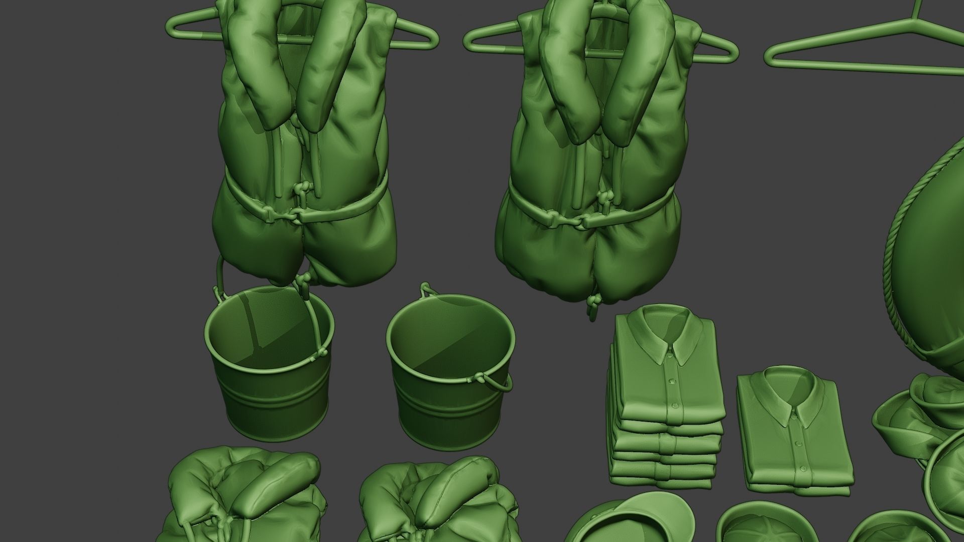 Ww2 US Naval Objects Pack1 3D print model_22