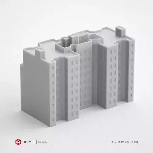 3D Print miniature building RB-US-NY-051