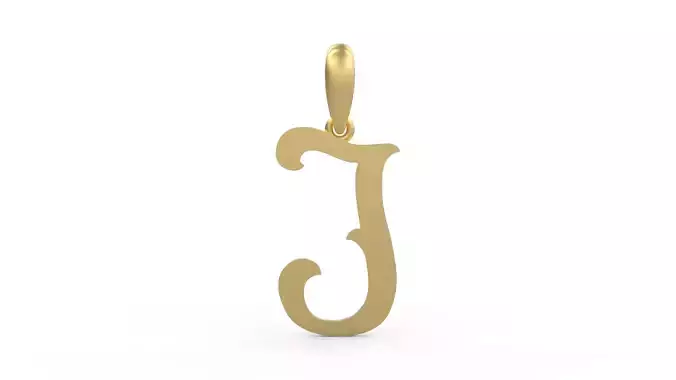 Initial Letters Pendant Circusia J