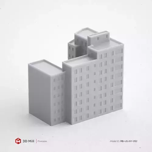 3D Print miniature building RB-US-NY-052
