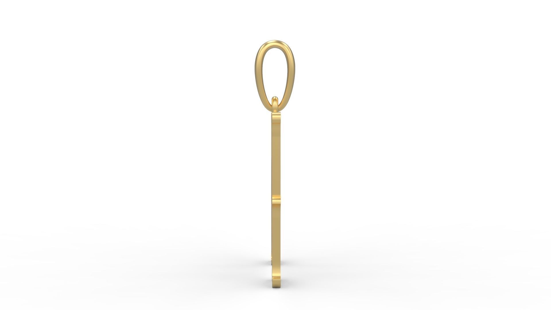  Initial Letters Pendant Circusia M 3D print model_2