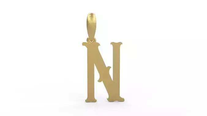 Initial Letters Pendant Circusia N