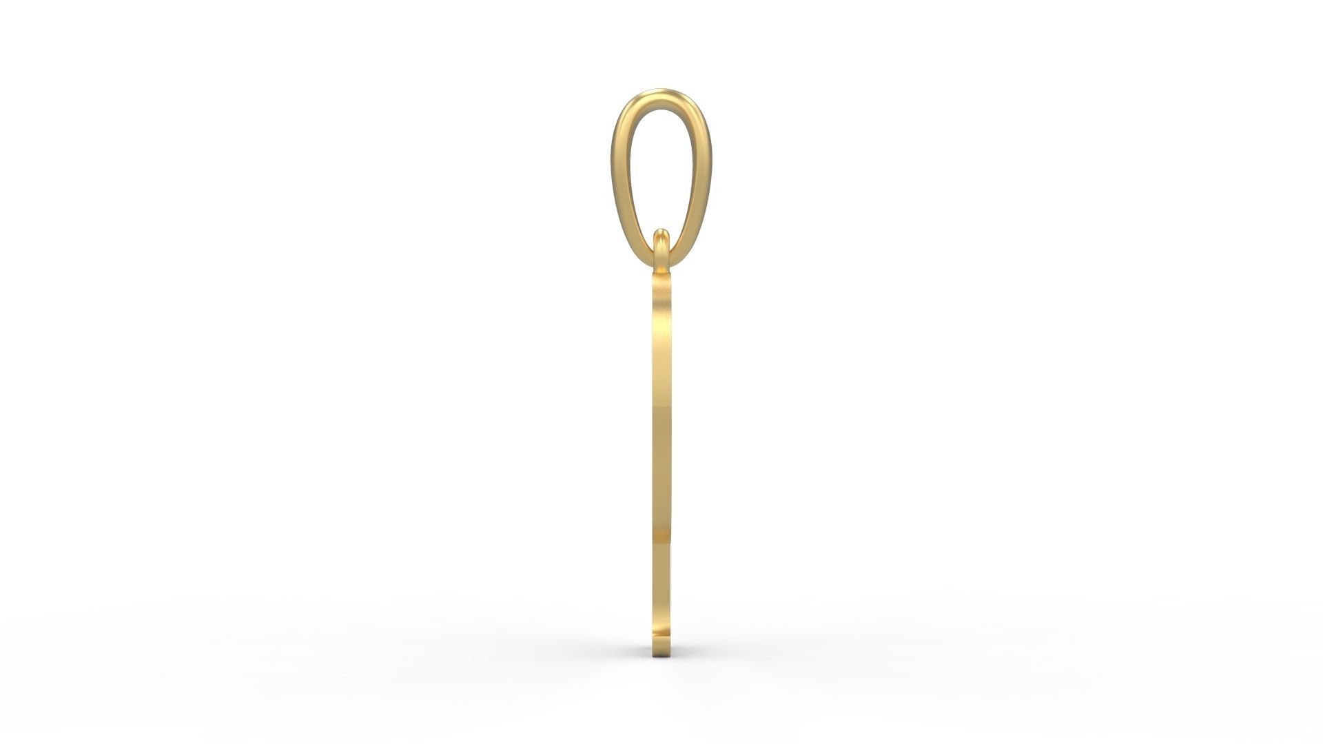 Initial Letters Pendant Circusia P 3D print model_2