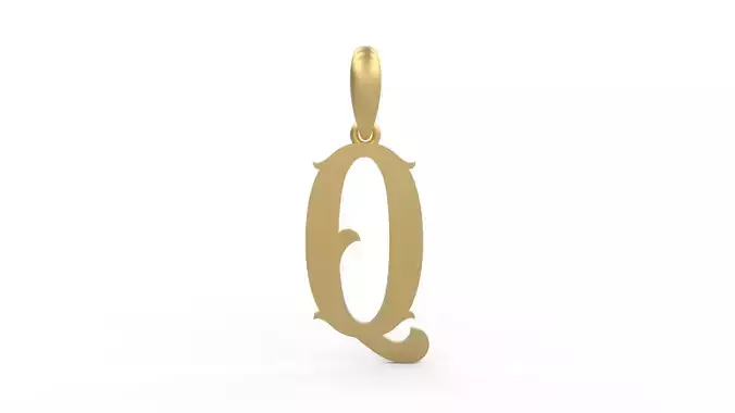 Initial Letters Pendant Circusia Q