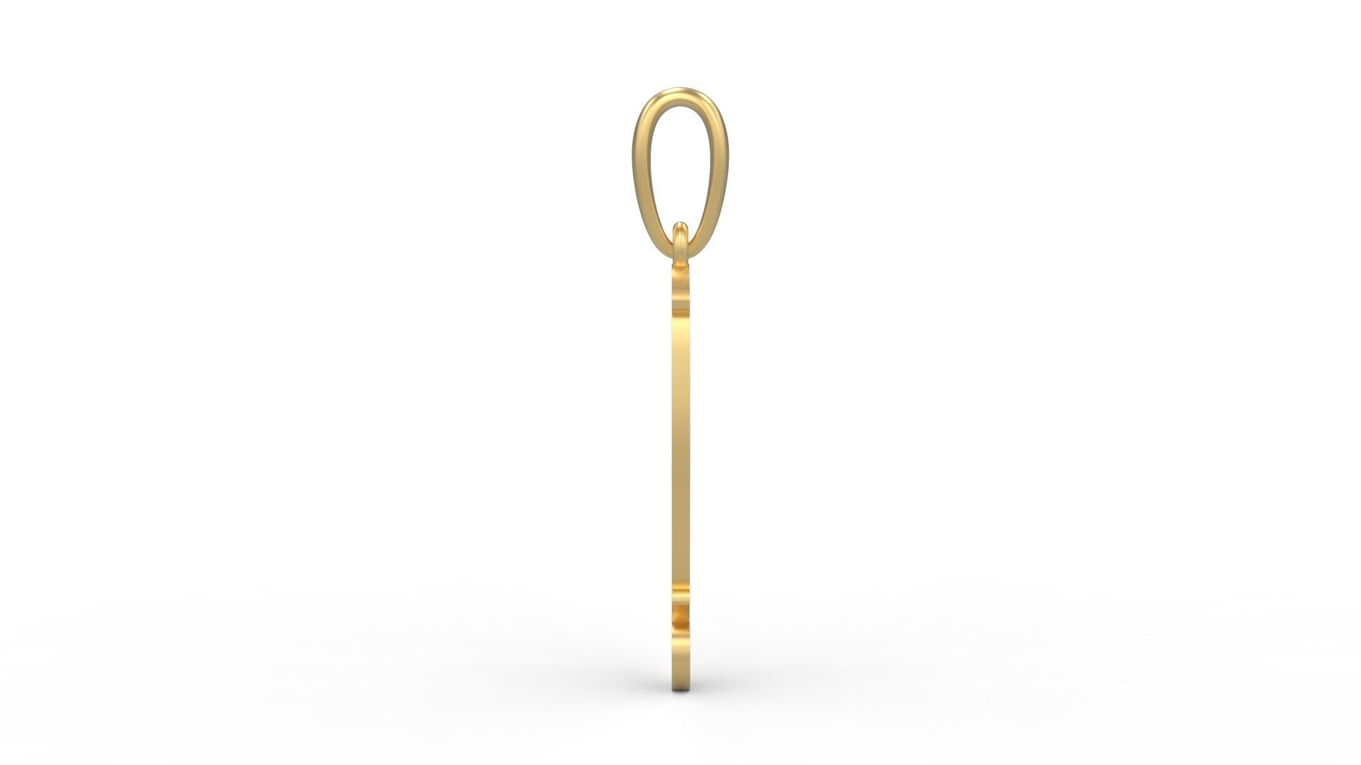 Initial Letters Pendant Circusia Q 3D print model_2