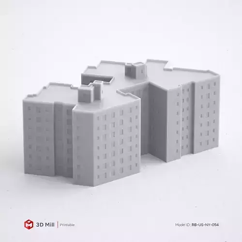 3D Print miniature building RB-US-NY-054