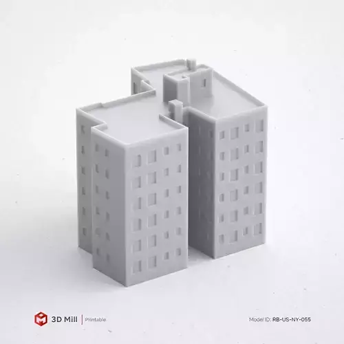 3D Print miniature building RB-US-NY-055