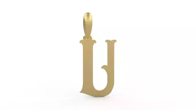 Initial Letters Pendant Circusia U