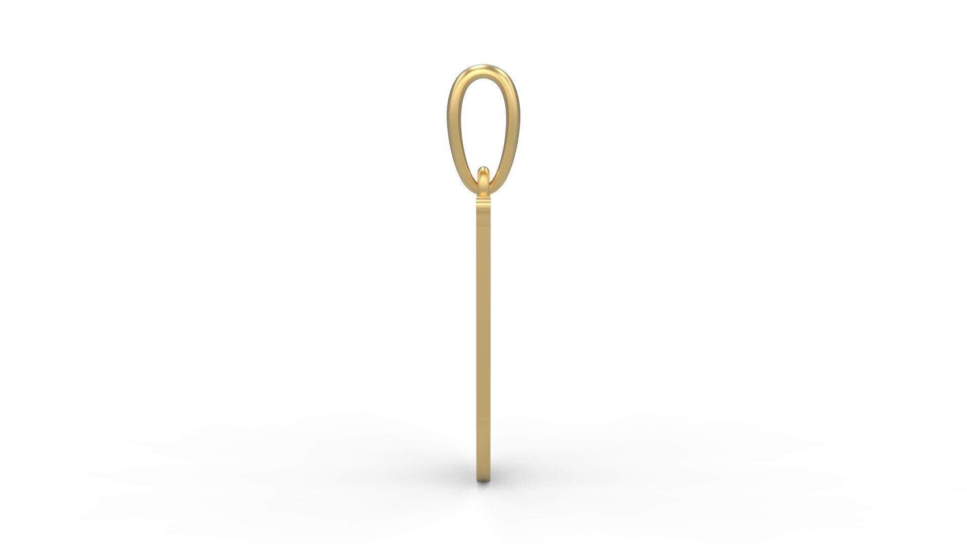 Initial Letters Pendant Circusia U 3D print model_2