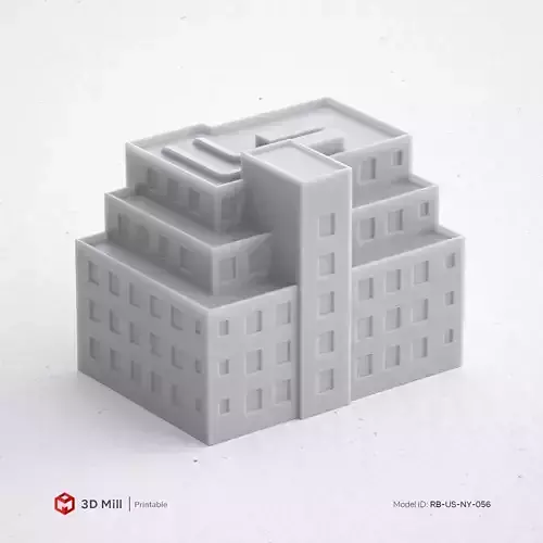 3D Print miniature building RB-US-NY-056
