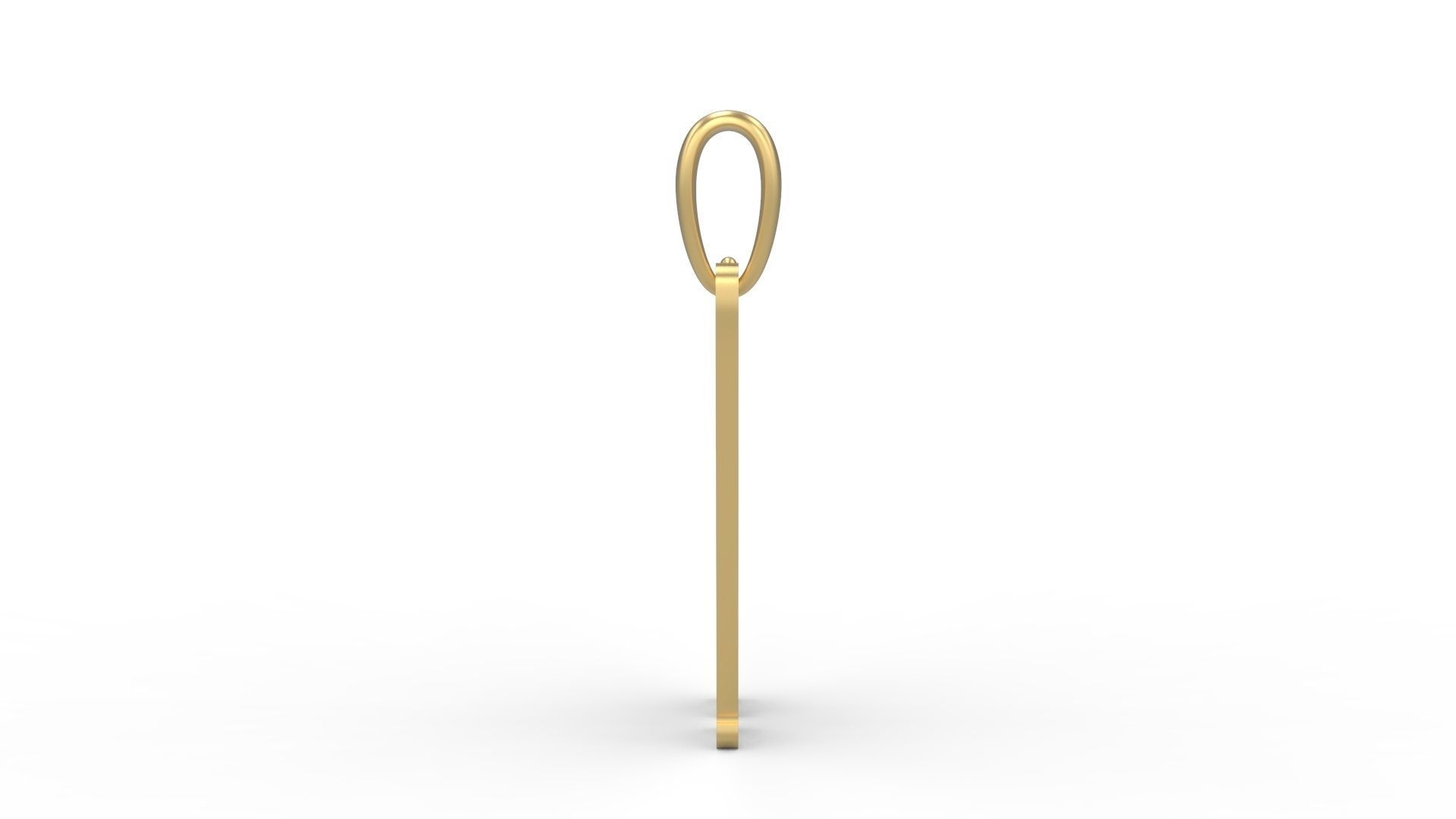 Initial Letters Pendant Circusia W 3D print model_2