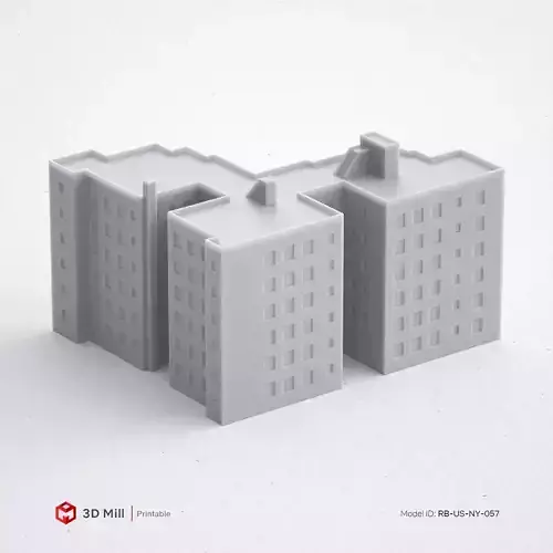 3D Print miniature building RB-US-NY-057