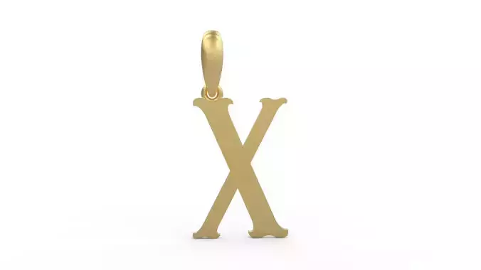 Initial Letters Pendant Circusia X