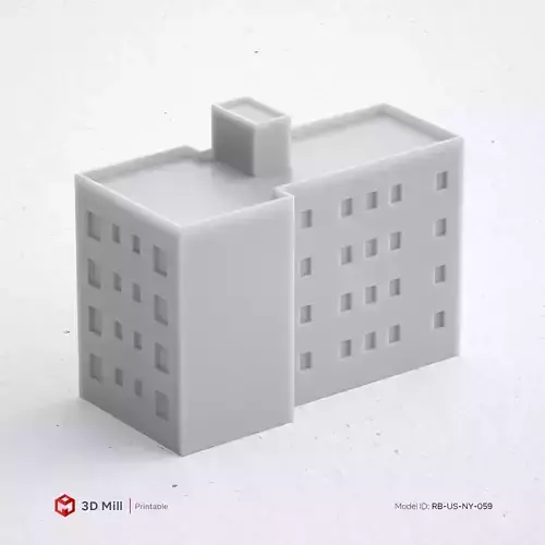 3D Print miniature building RB-US-NY-059