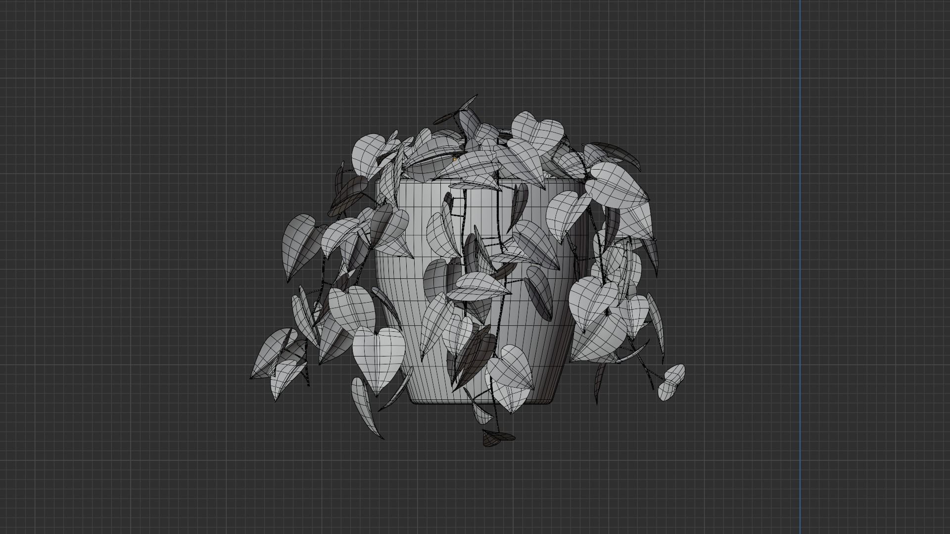 Pothos plant Free 3D model_5