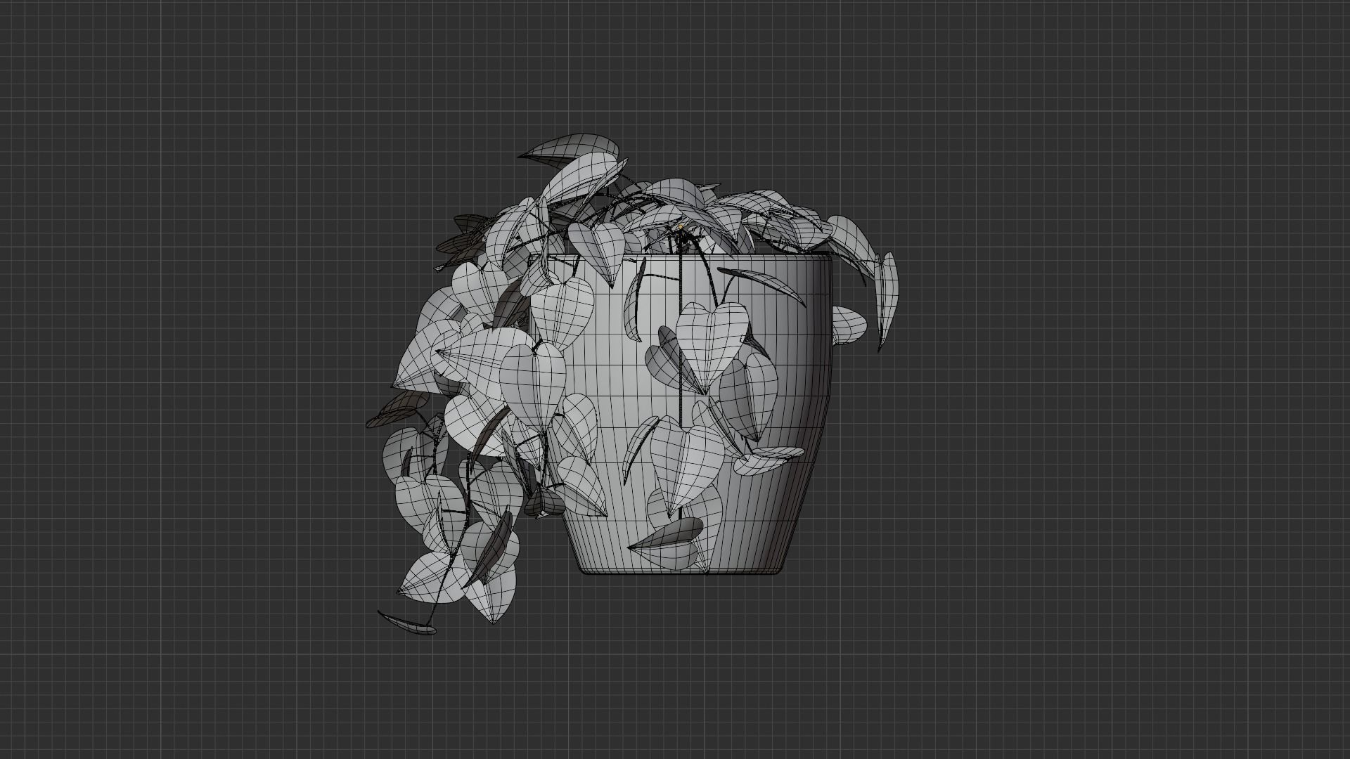 Pothos plant Free 3D model_6