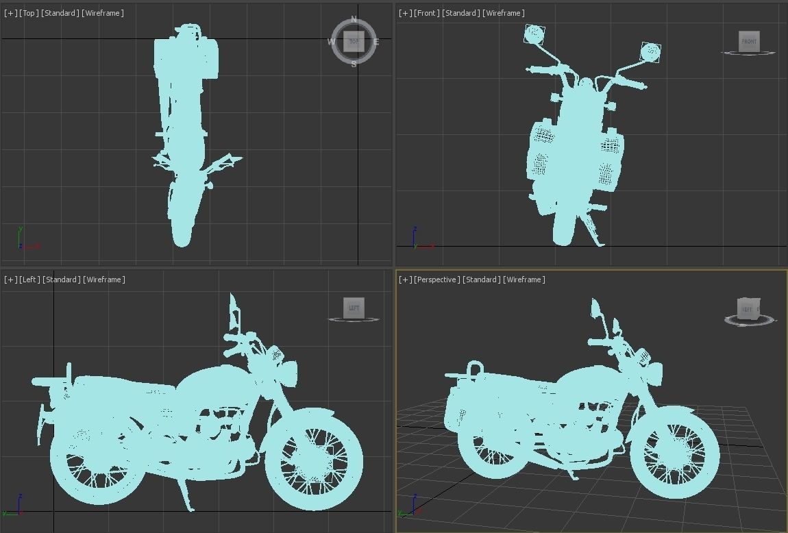 Hanway Raw50 Caferacer 50cc 2018 3D model_5