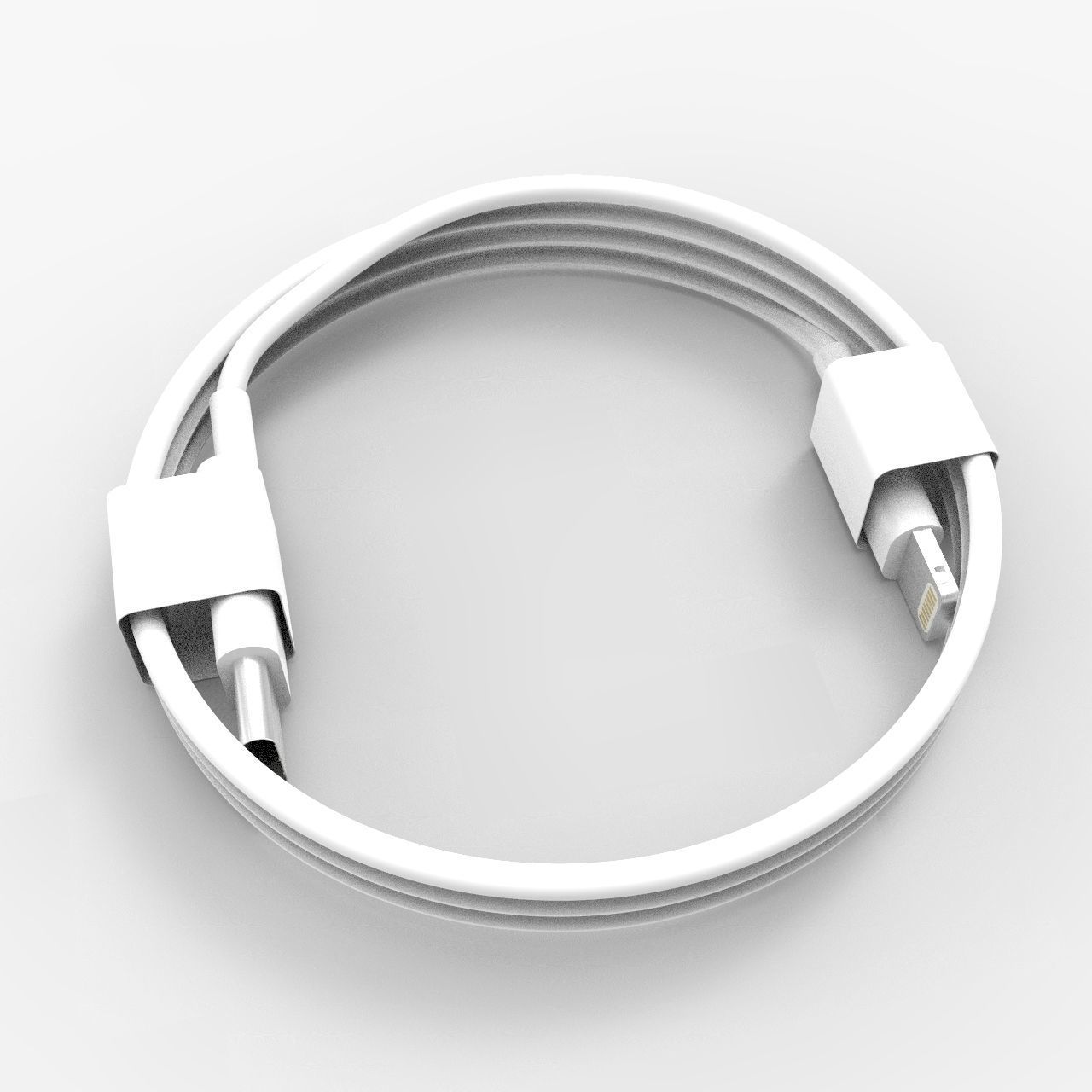 Iphone Cable Type C 3D model_6