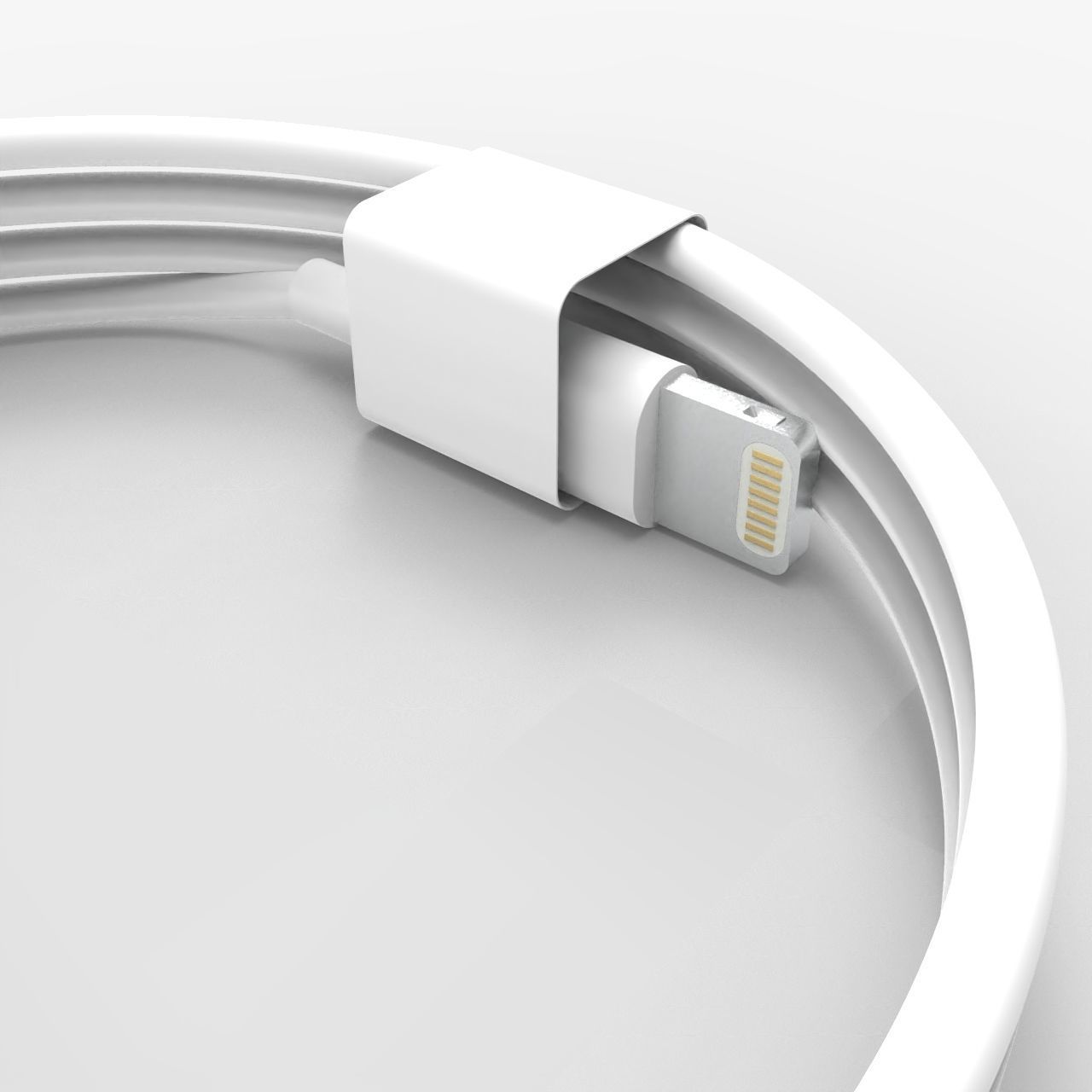 Iphone Cable Type C 3D model_1