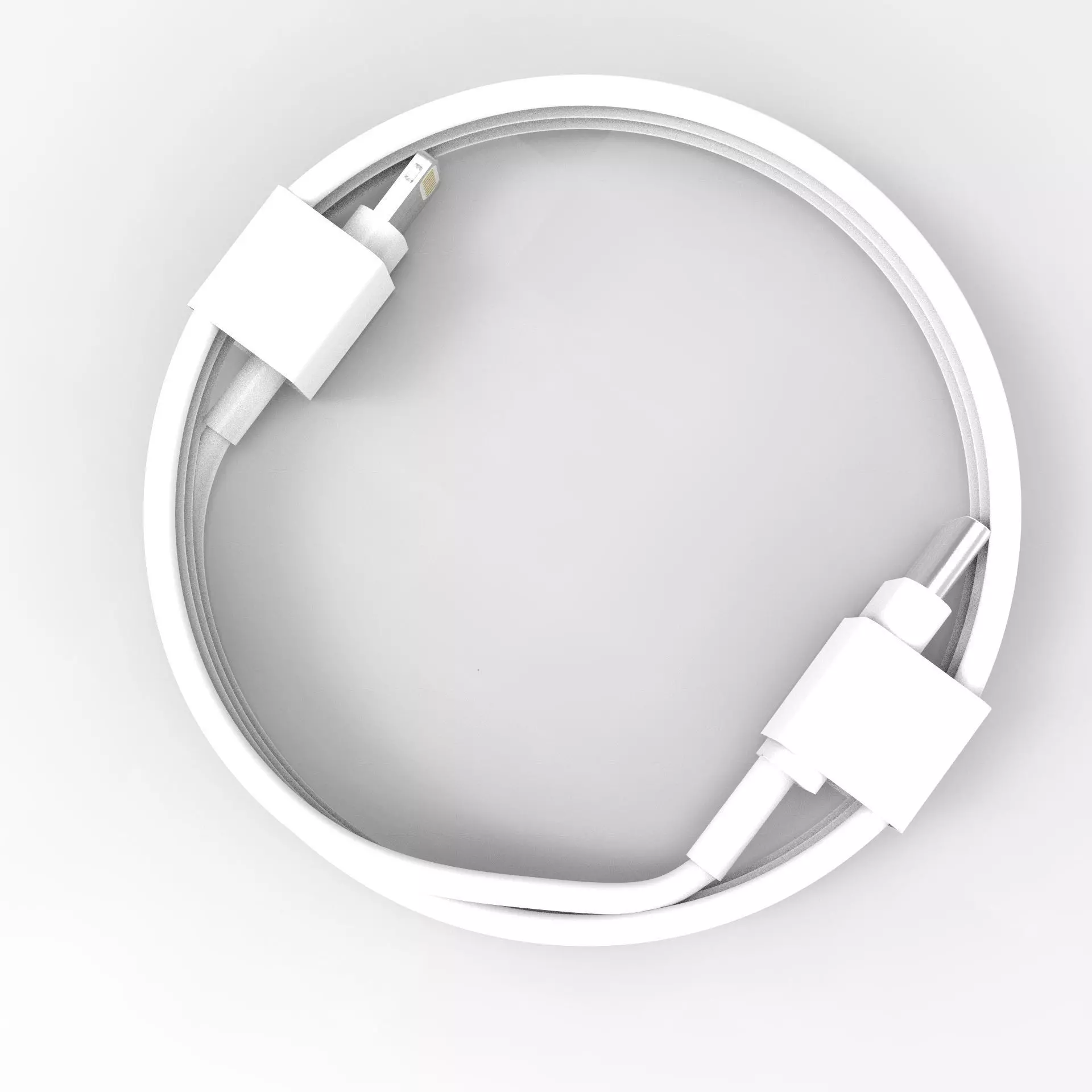 Iphone Cable Type C 3D model_0