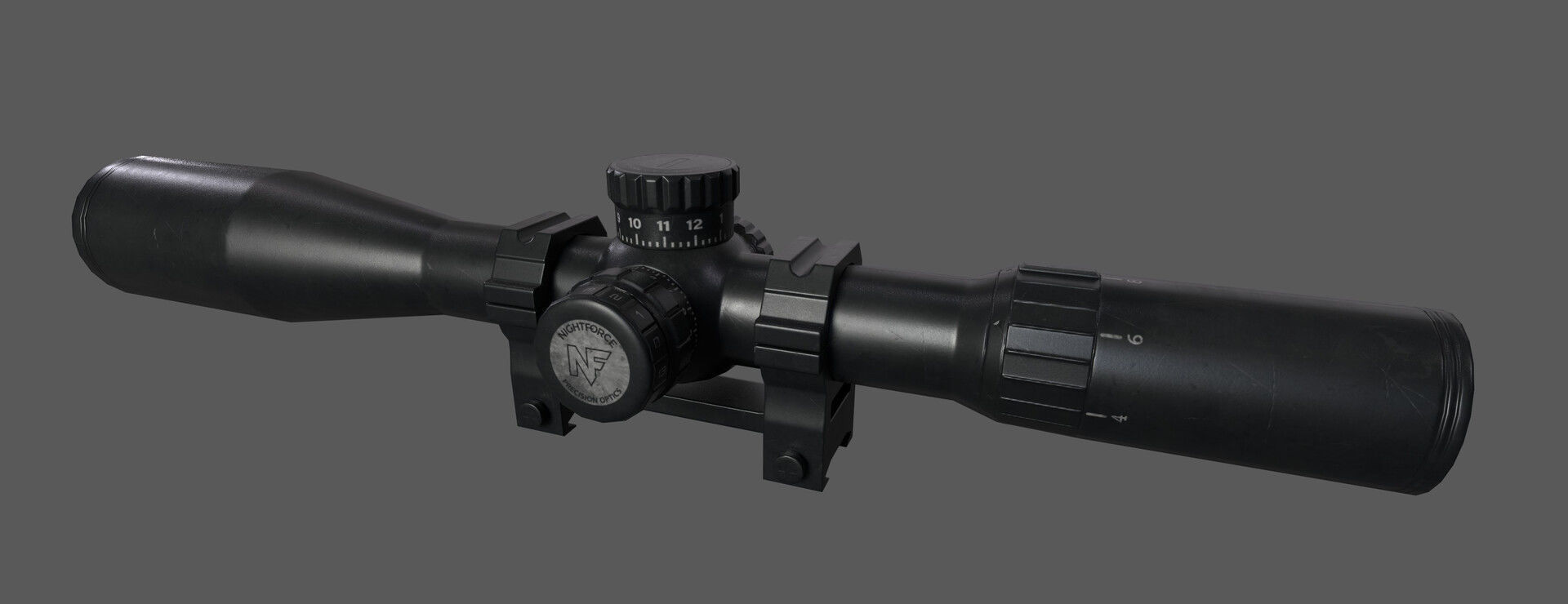 BARRETT M107A1 Low-poly 3D model_8